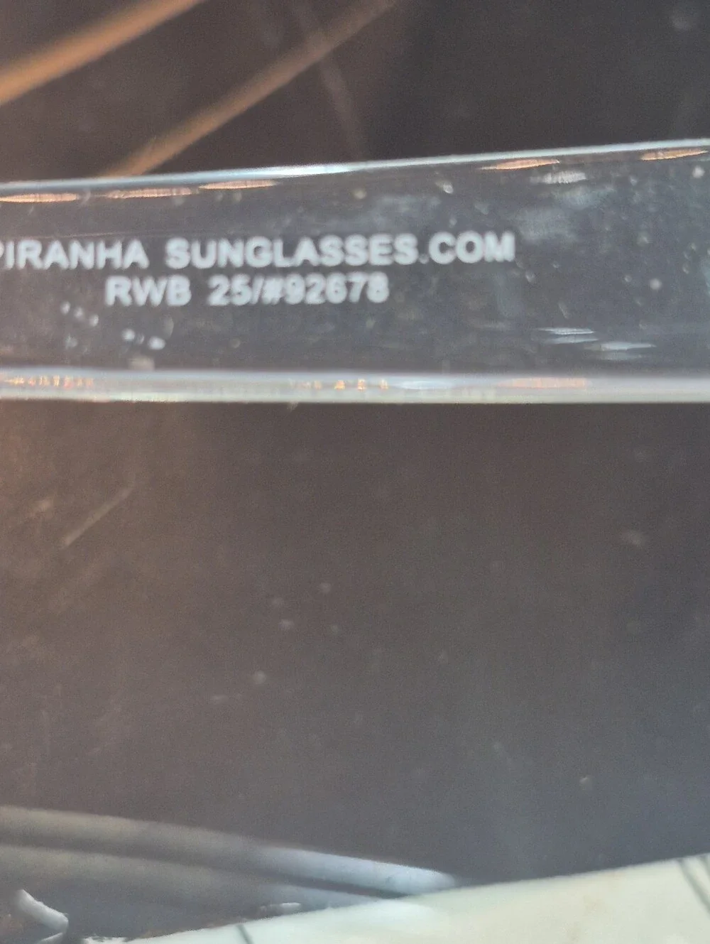 Clear Frame Sunglasses with Blue-Tinted Lenses for Women
